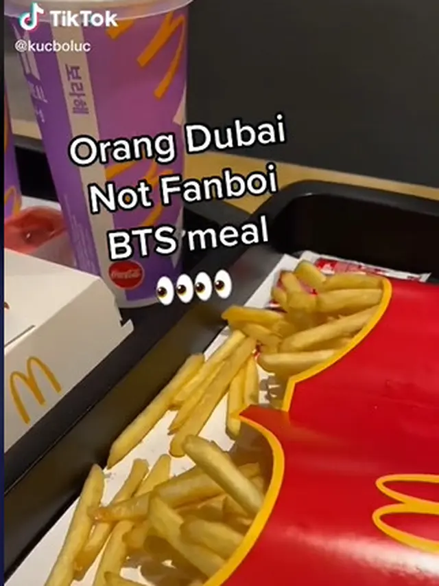 Tak Disimpan dan Dijual, Kemasan BTS Meal di McDonald's Dubai Ini Justru Dibuang