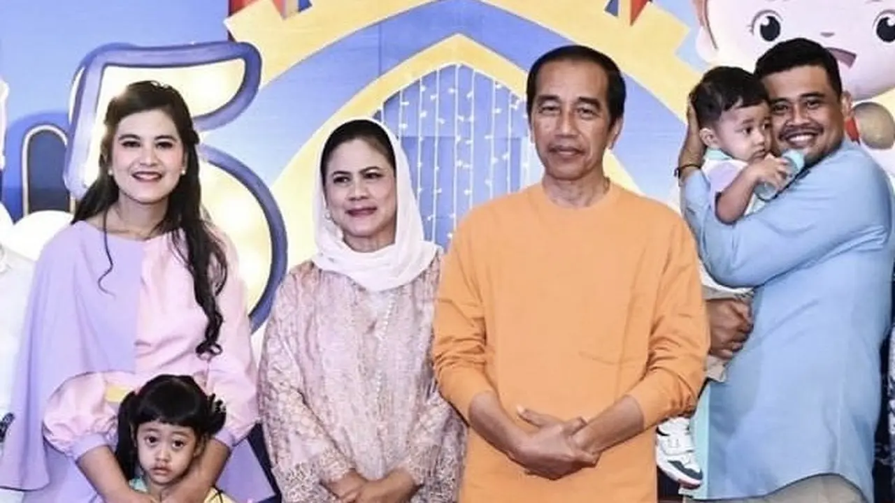 Penampilan Santai Jokowi dan Iriana Hadir di Ulang Tahun Anak Ketiga Anak Kahiyang Ayu