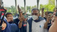 Mantan Direktur Jenderal Mineral dan Batubara (Minerba) Kementerian Energi dan Sumber Daya Mineral (ESDM) Ridwan Djamaluddin mendatangi gedung Komisi Pemberantasan Korupsi (KPK). (Fachrur Rozie)