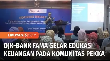 Berdasarkan data OJK, 18 persen masyarakat yang terjerat pinjol ilegal adalah ibu rumah tangga. Untuk itu, OJK Indonesia bekerja sama dengan PT Bank Fama International menggelar kegiatan edukasi keuangan terhadap Komunitas Pemberdayaan Perempuan Kepa...