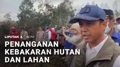 Menteri Kehutanan Cek Penanganan Karhutla di Kalimantan