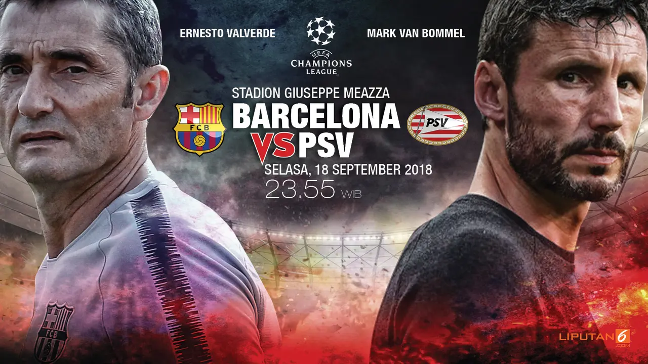 Prediksi Barcelona vs PSV
