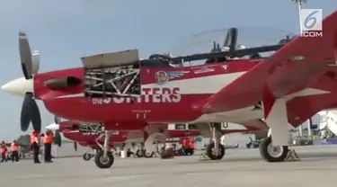 TIm Jupiter TNI AU tampil di Singapre Airshow 2018. Ada manuver khusus yang akan ditampilkan tim akrobatik milik TNI AU tersebut.