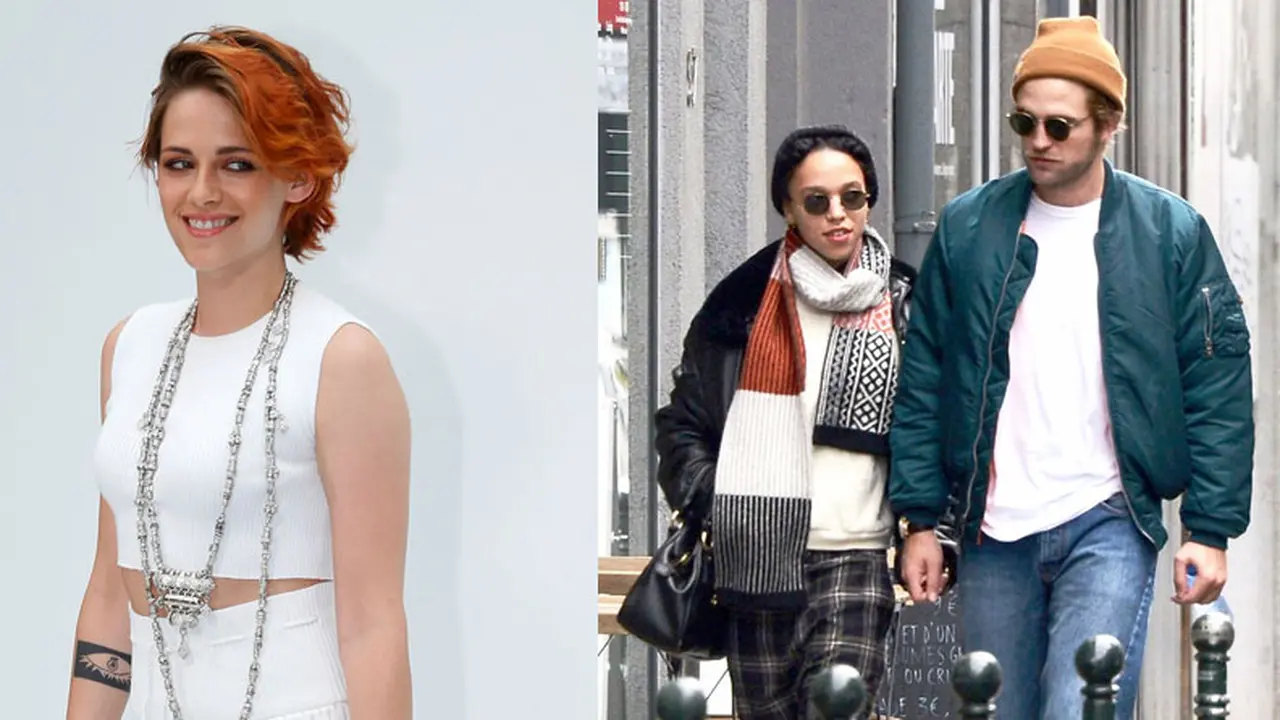 Kristen Stewart, FKA Twigs, dan Robert Pattinson