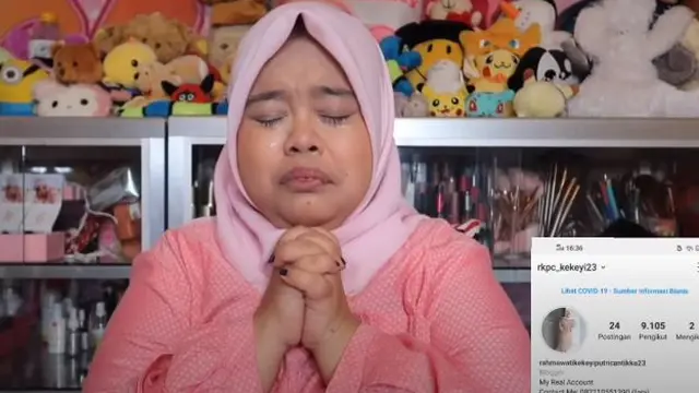 Curhat Akun Instagramnya Hilang, Ini 5 Pernyataan Haru Kekeyi