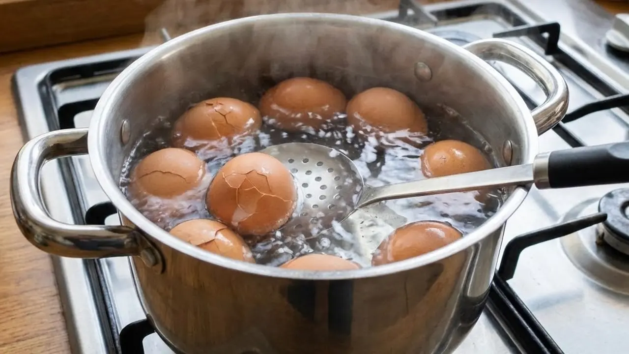 Ilustrasi Air Rebusan Telur