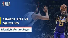 Berita Video Highlights NBA 2019-2020, LA Lakers Vs San Antoni
