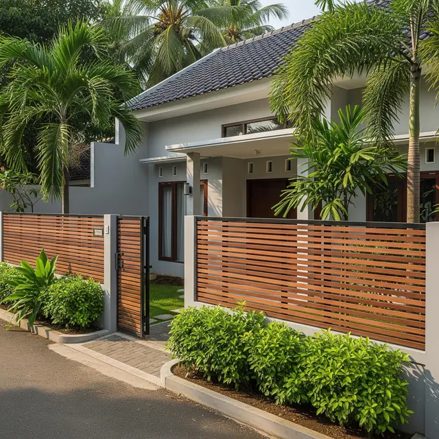9 Model Pagar Rumah Kecil Terlihat Luas, Bikin Hunian Tampak Modern