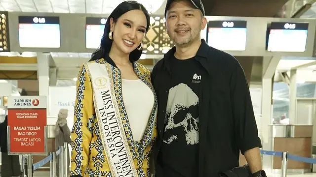 7 Potret Bella Aprilia Sant Bertolak ke Mesir, Siap Maju Miss Intercontinental 2020