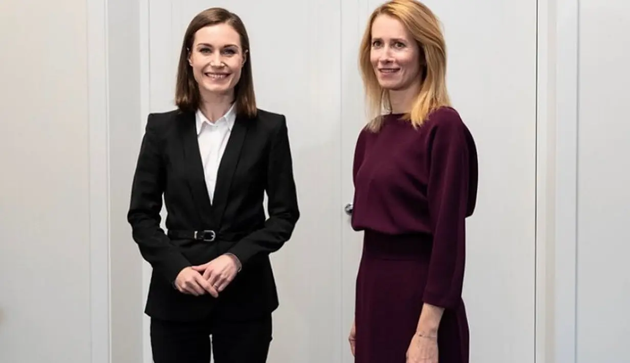 Di saat ingin tampil ekstra dengan blazer, paduan ikat pinggang bisa menyempurnakan gaya. Penambahan aksen ini memaksimalkan gaya dan menciptakan siluet yang lebih jelas.  (Foto: Sanna Marin/ Instagram).