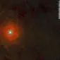 Bintang super merah Betelgeuse terlihat di sini dalam pandangan baru dari Herschel Space Observatory. (ESA)