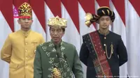 Presiden RI Joko Widodo (Jokowi) dalam Sidang Tahunan MPR-RI dan Sidang Bersama DPR RI dan DPD RI Tahun 2022, Selasa (16/8/2022). (Photo credit : Youtube Sekretariat Presiden )
