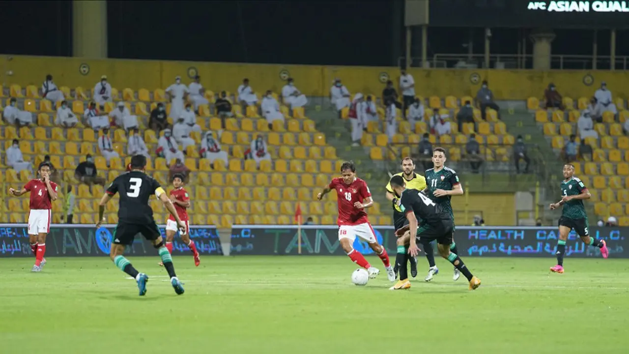 Foto Kualifikasi Piala Dunia: Laga Penutup, Timnas Indonesia Kembali Dibantai 5-0 oleh UEA