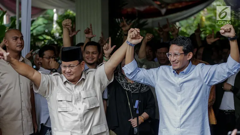 Prabowo Sikapi Penetapan Hasil Pemilu KPU