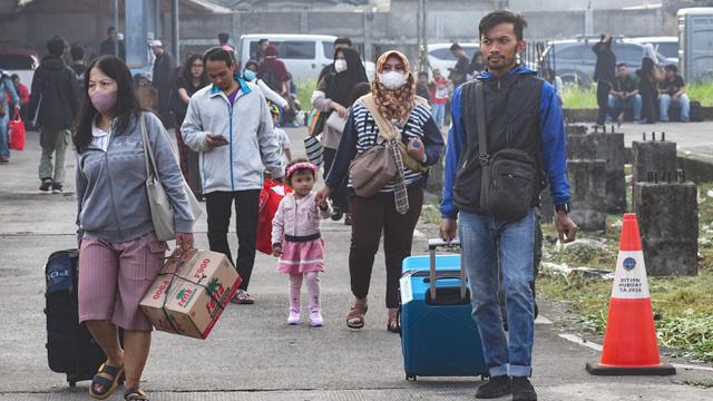 Peserta Mudik Gratis Lebaran 2025 Kementerian Perhubungan Diberangkatkan