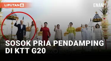 Sosok Pria Diantara Para Pendamping Pemimpin Dunia