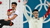 Debut Gemilang Veddriq Leonardo di Olimpiade, Emas Pertama dari Panjat Tebing. Rekor Terpecahkan! Rizki Juniansyah Raih Emas di Angkat Besi Olimpiade 2024 (AFP/Fabrice Coffriri) (Miguel MEDINA/AFP)