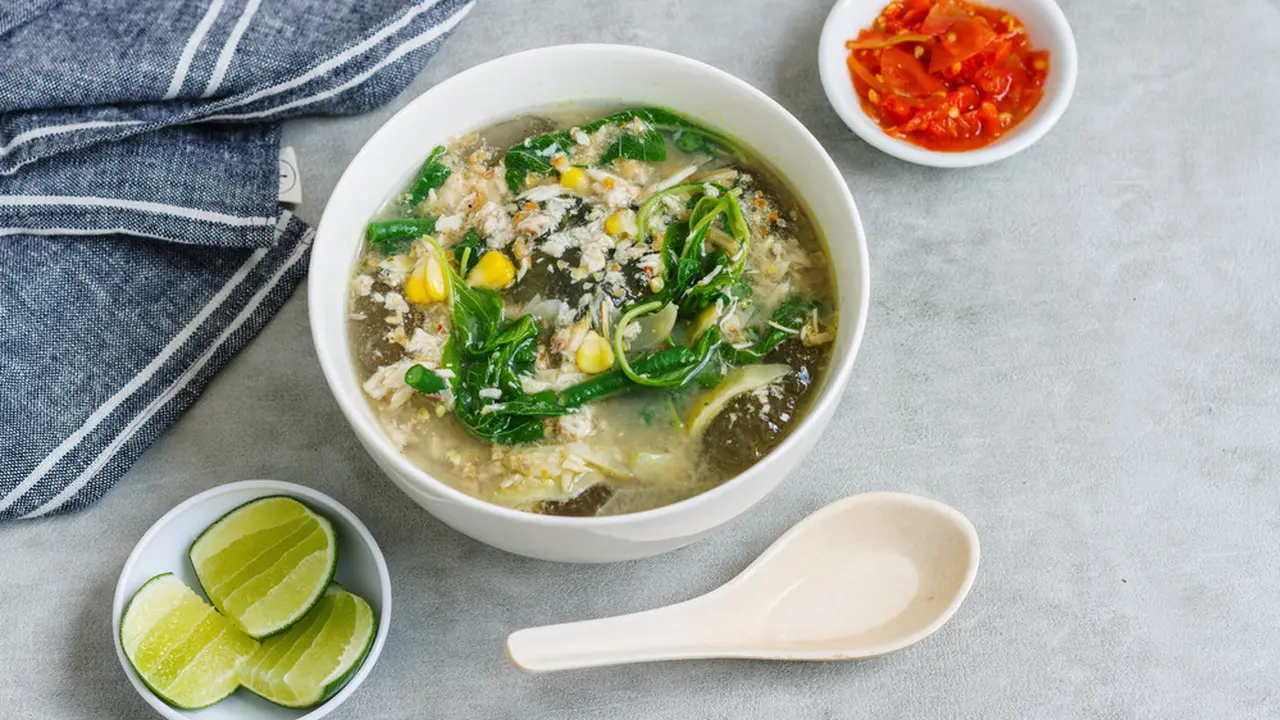 kapurung ayam makassar