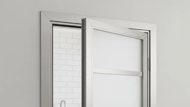 Model Pintu Kamar Mandi Aluminium yang Awet dan Tidak Cepat Kusam (AI)