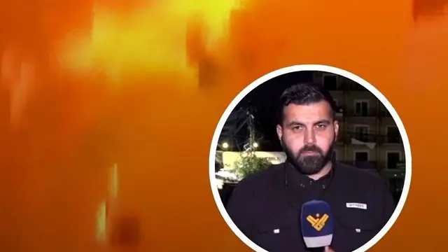 "DUAAAR!" Reporter Sedang Live, Tiba-Tiba Bom Meledak