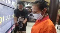 NS nekat menjadi kurir narkoba di Kota Palembang, untuk memenuhi kebutuhan hidupnya sehari-hari (Liputan6.com / Nefri Inge)