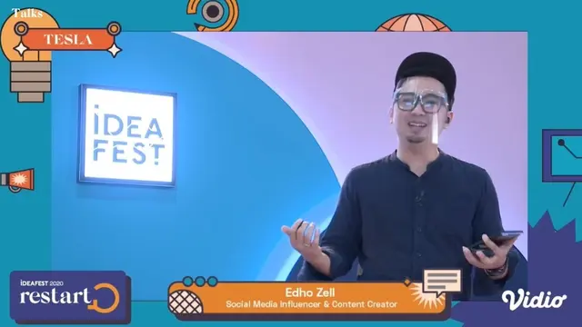 Dari Gagal Jadi Mapan, Edho Zell Bagikan Kisah Inspiratifnya di Ideafest 2020