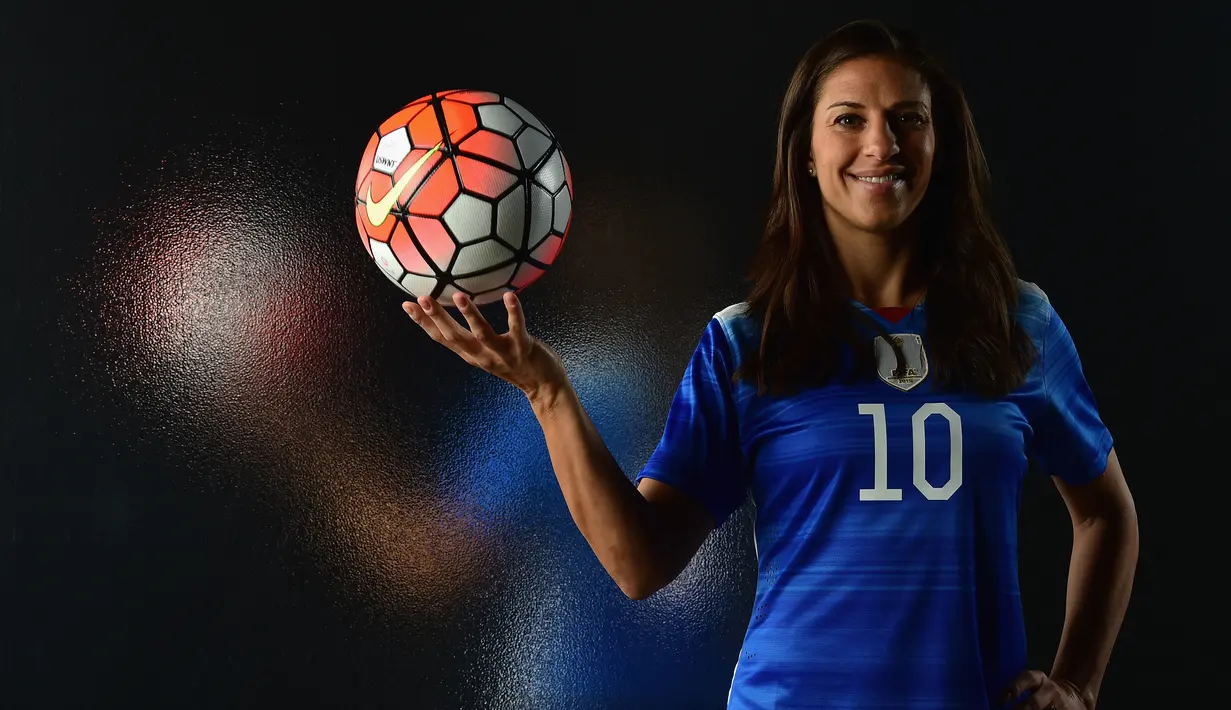 Carli Lloyd pernah membawa AS meraih emas Olimpiade 2008 dan 2012. (Getty Images/AFP/Harry How)