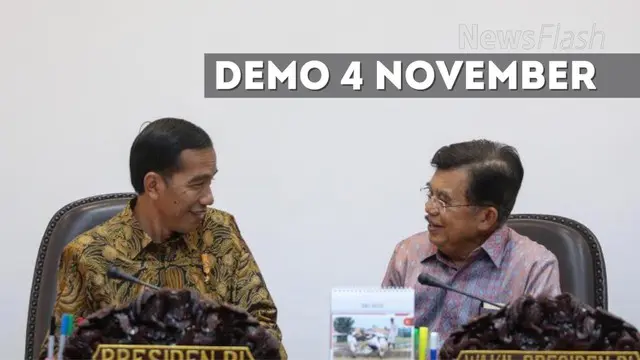 Berbagai cara dilakukan Presiden Joko Widodo dan Wakil Presiden Jusuf Kalla untuk mendinginkan situasi politik menjelang aksi demonstrasi pada 4 November 2016. 