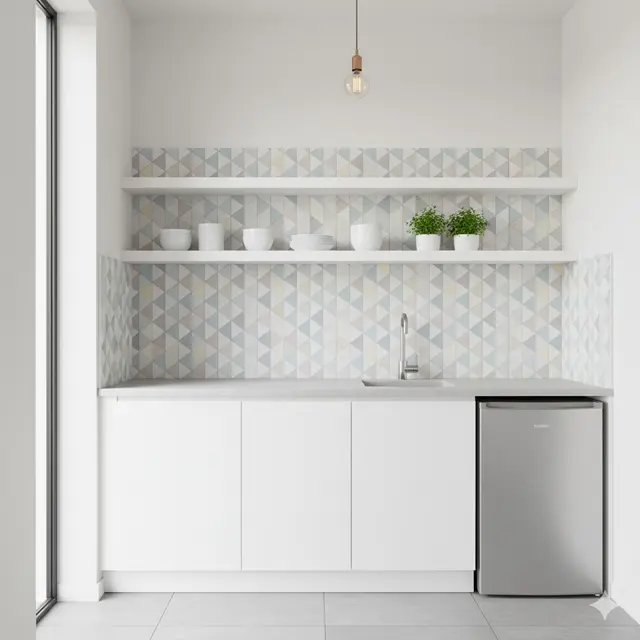 Desain Dapur Kecil di Rumah Subsidi. Gemini