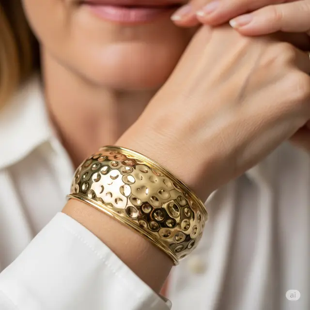 Bangle Hammered Texture: Sentuhan Artisan yang Berkelas