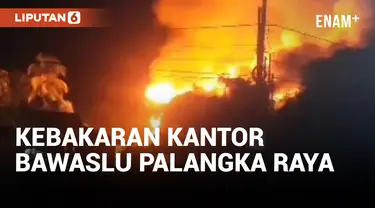 Kebakaran Kantor Bawaslu Palangka Raya Diduga Sengaja Dibakar, Ini Kata Polisi