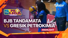 Berita Video, Highlights PLN Mobile Proliga 2023 Putaran Ketiga antara Bandung BJB Tandamata Vs Gresik Petrokimia Pupuk Indonesia pada Sabtu (4/2/2023)