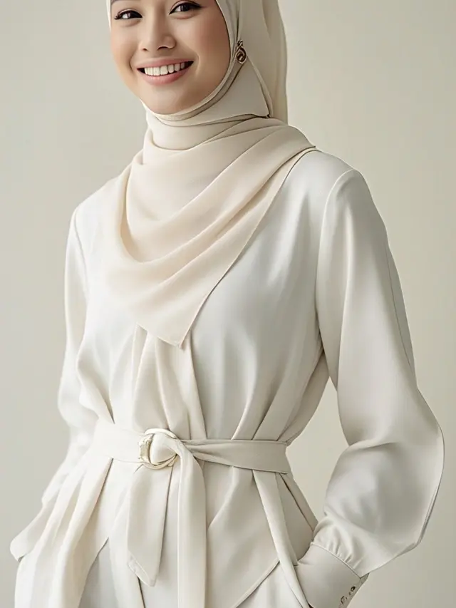 Blouse Tunic dengan Belt