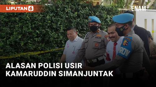 VIDEO: Polisi Jelaskan Alasan Larang Kamaruddin Hadiri Rekonstruksi Penembakan Brigadir J