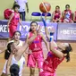 Sahabat Semarang menundukkan Flying Wheel Makassar dengan skor 69-50 pada seri pertama Srikandi Cup di GOR Merpati, Denpasar, Sabtu (1/12/2018). (Media Srikandi Cup)