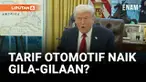 Presiden AS Donald Trump resmi mengumumkan tarif impor otomotif sebesar 25%, yang mulai berlaku 2 April 2025. Langkah ini bertujuan untuk mendorong produksi mobil di AS dan meningkatkan pendapatan negara.