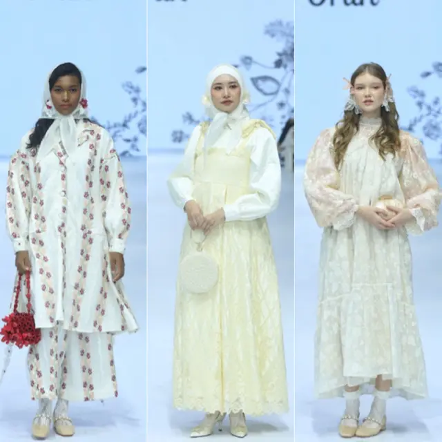 Haidee & Orlin luncurkan koleksi terbaru di JFW 2025. [Adrian/Fimela]