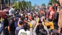 Demo tolak larangan sound horeg di Pati. (Liputan6.com/Arief Pramono)