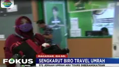 Jemaah Abu Tours asal Makassar ini diberangkatkan setelah mendapatkan paspor dan visa.