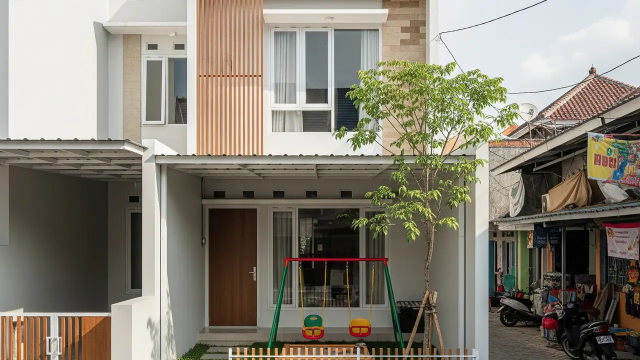 9 Desain Rumah Minimalis Ramah Anak di Gang Sempit, Ciptakan Hunian Aman