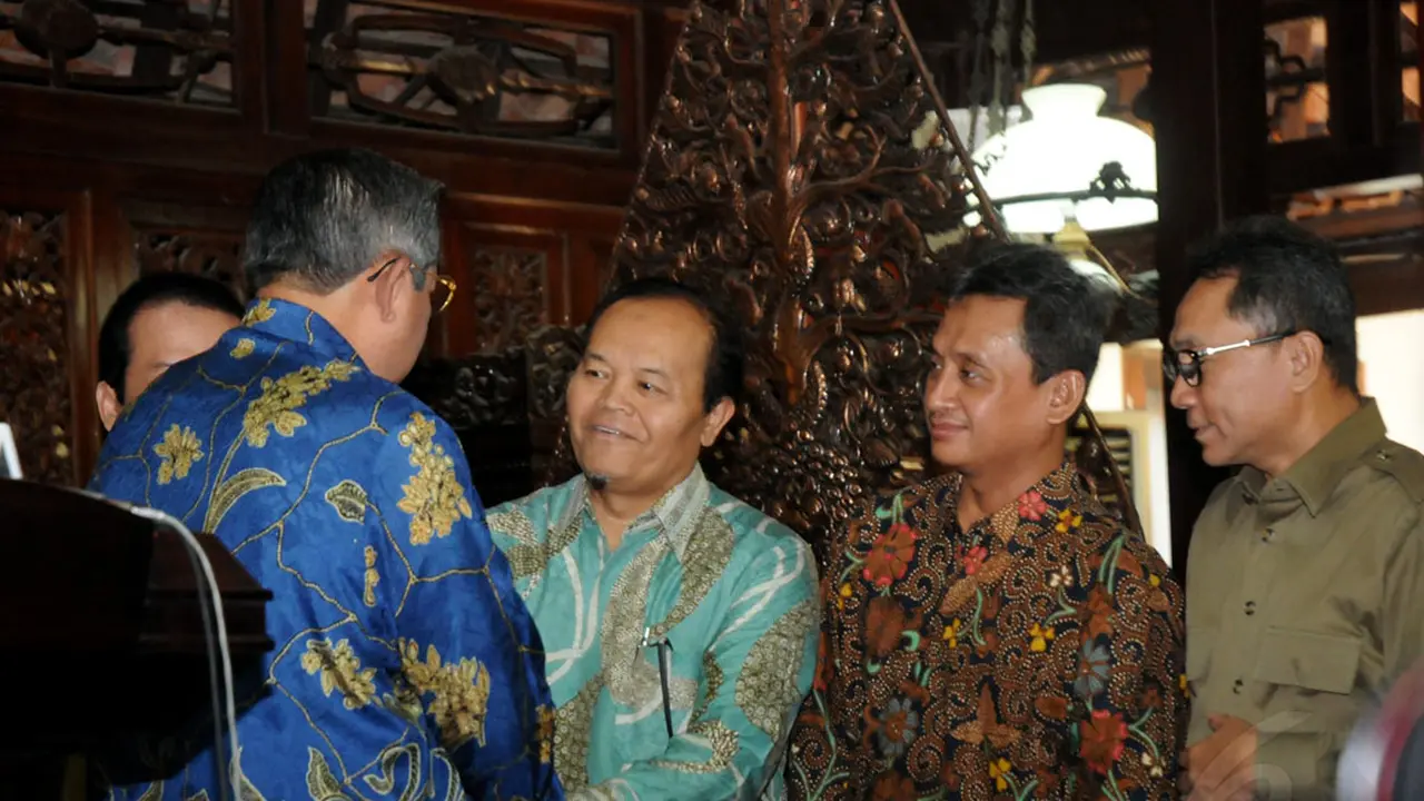 Temui SBY, Koalisi Merah Putih Terima Hasil Pilpres 2014