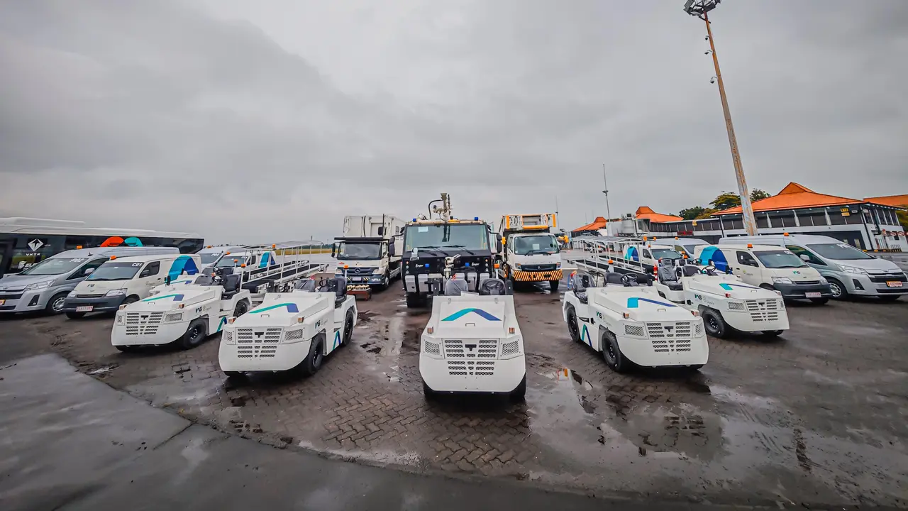 Injourney Aviation Services Operasikan Puluhan Alat Ground Support Equipment Baru di Sejumlah Bandara