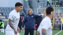Sementara Cremonese berada di posisi 12 klasemen Liga Italia dengan 21 poin. (Alberto Mariani/LaPresse via AP)