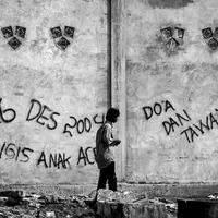 Mengenang 12 tahun tsunami Aceh. (chinhon/Twitter)