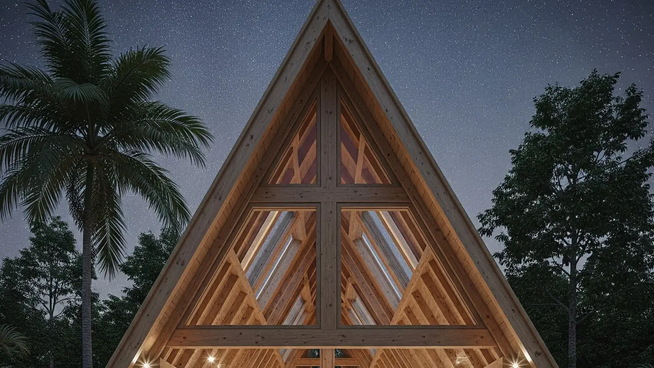 Desain Rumah Kayu Sederhana