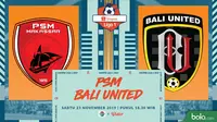 Shopee Liga 1 - PSM Makassar Vs Bali United (Bola.com/Adreanus Titus)