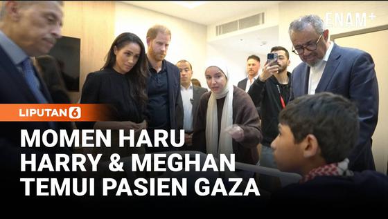 Harry dan Meghan Kunjungi Pasien Evakuasi Gaza di Yordania