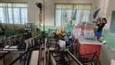 Ruang kelas Sekolah Menengah Nasional Pulot di Lagayan, provinsi Abra yang rusak setelah gempa berkekuatan magnitudo 6,4 melanda Filipina utara, Rabu (26/10/2022). Gempa kuat mengguncang sebagian besar Filipina utara, melukai banyak orang dan memaksa penutupan bandara internasional dan bandara. evakuasi pasien di rumah sakit. (AFP/Handout /Ralf Jo Largo)