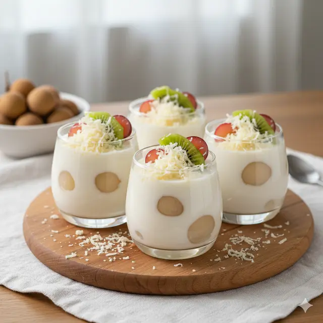 Resep Puding Kelengkeng (Foto: Gemini AI)