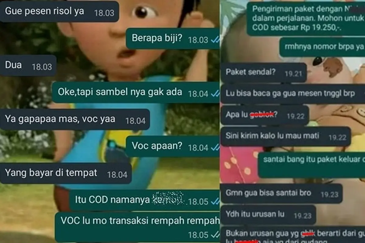 6 Chat Penjual COD dengan Pembeli Ini Penuh Drama, Bikin Geregetan